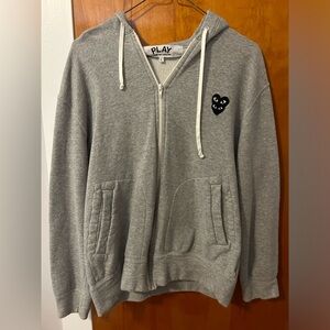 Comme des Garcons PLAY zip up hoodie